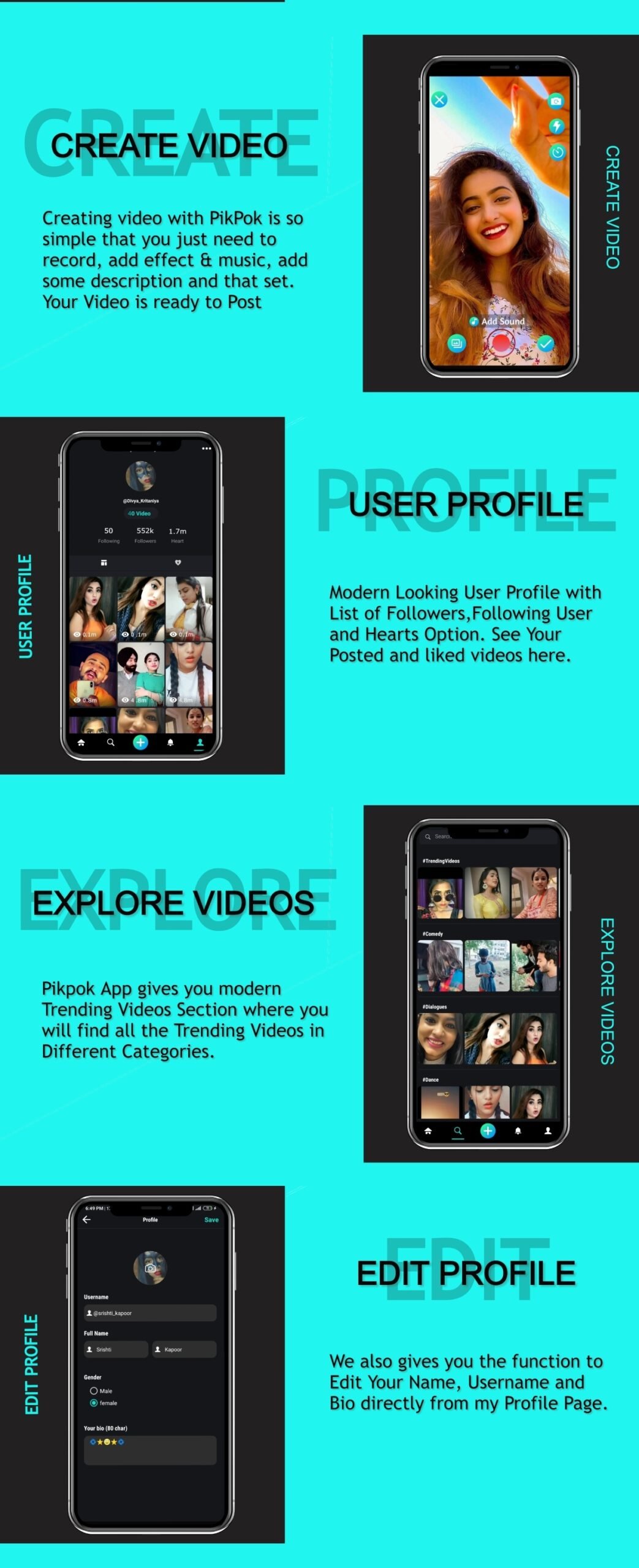 Tiktok clone