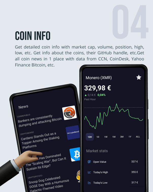 CryptoCurrency Tracker App Development