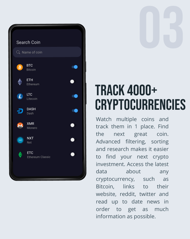 CryptoCurrency Tracker App Development
