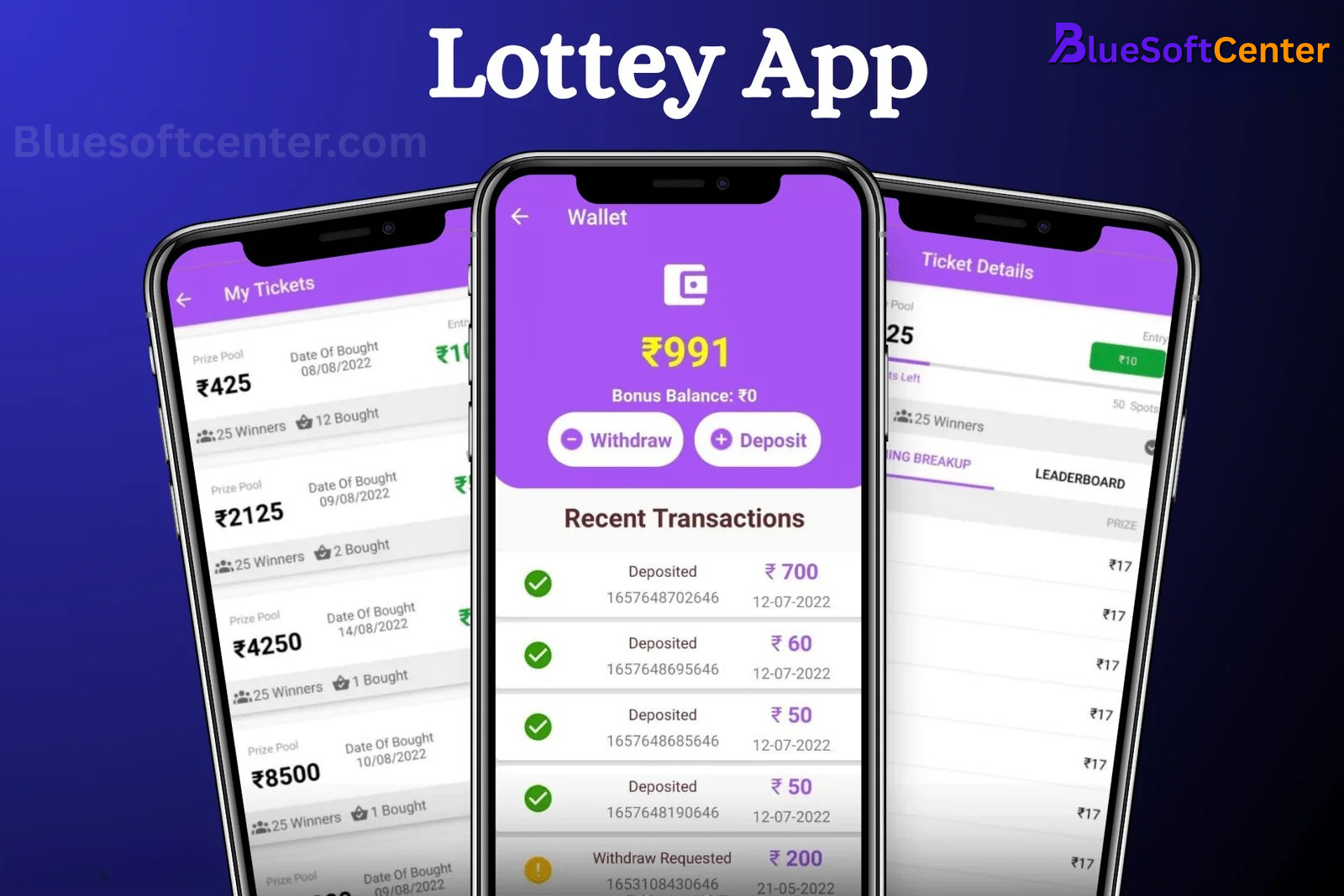 Lottery app development